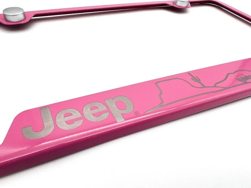 License Plate Frame Stainless Steel Replacement for Jeep (2007–2024)