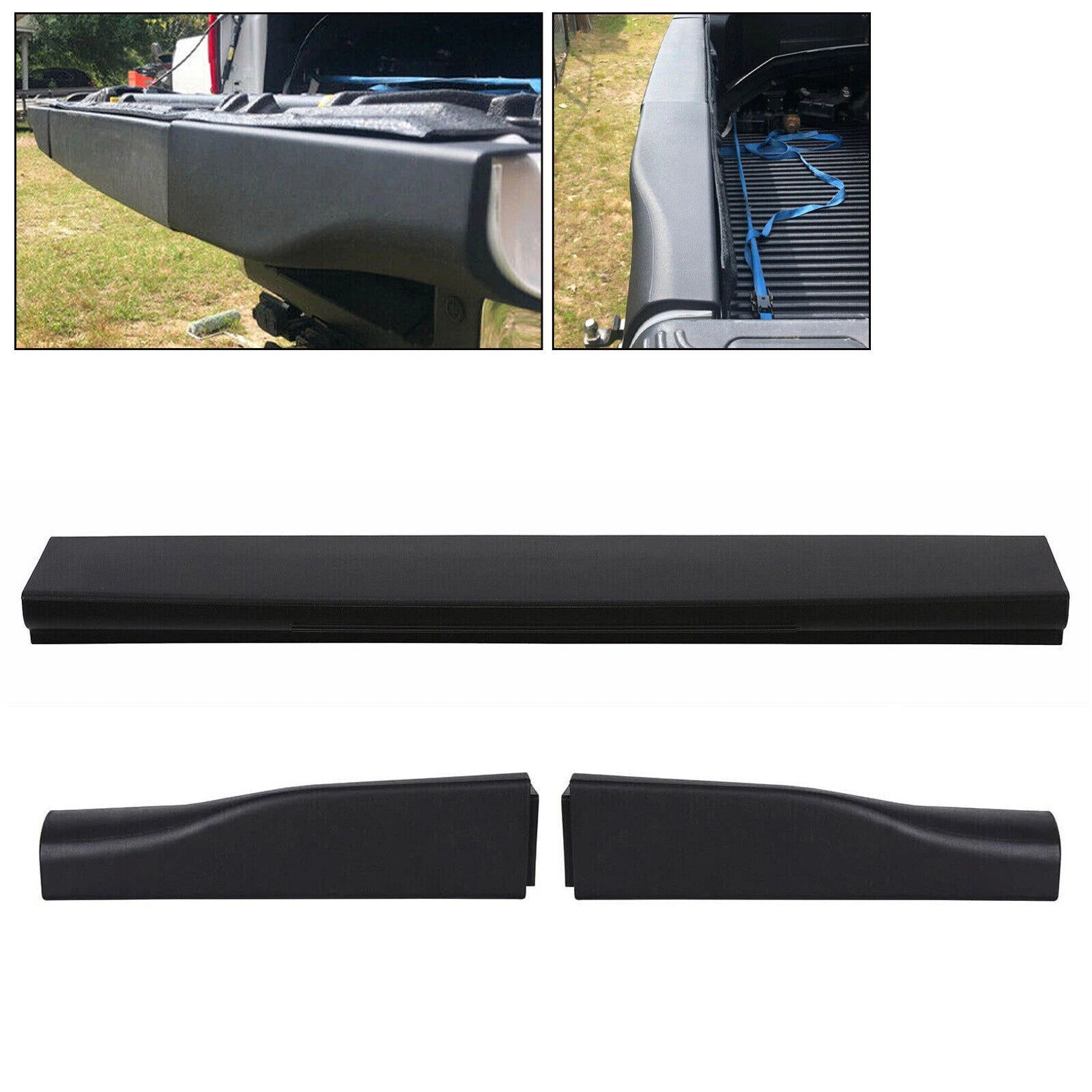 Flexible Tailgate Trim Cap Molding for Ford F250 F350 Super Duty (2008–2016)