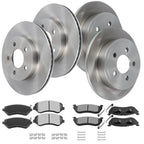 Set of 4 Brake Rotors & Ceramic Pads for Jeep Liberty (2002–2007)