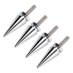 Set of 4 Spike Windshield Fairing Bolts in Silver for Touring Road Glide (2015–2025)