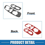Set of 2 Car Window Lift Switch Covers for Chevy Corvette C5 (1998–2004)