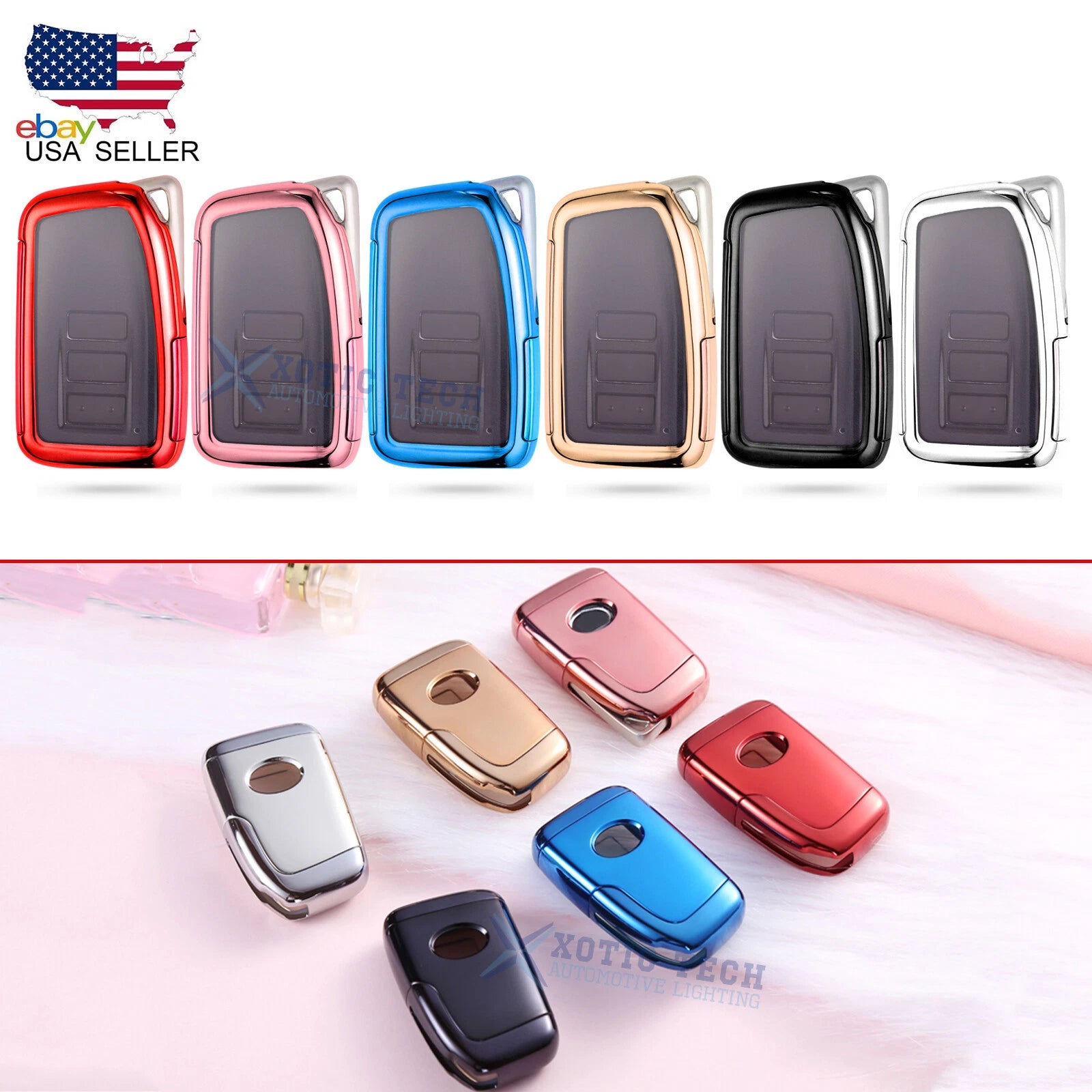 Full Covered Keyless Key Fob Case for Lexus GS ES IS RC RX (2016–2022)