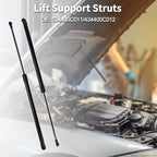 Front Hood Lift Supports Struts 2X No. 534400C011/434400C012 for Toyota Tundra (2007–2021)