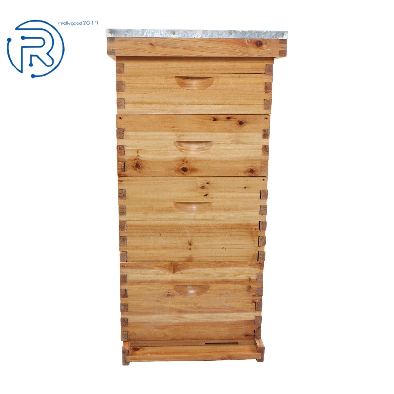Set of 4 Beehive Frames for Bee Hive (Compatible with 8 Frame Models)