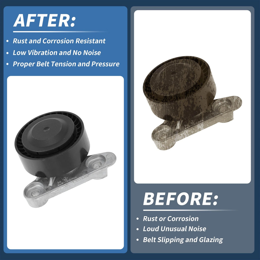 Belt Tensioner for Volkswagen Polo (2014–2017) No. 04E145299J Metal Plastic