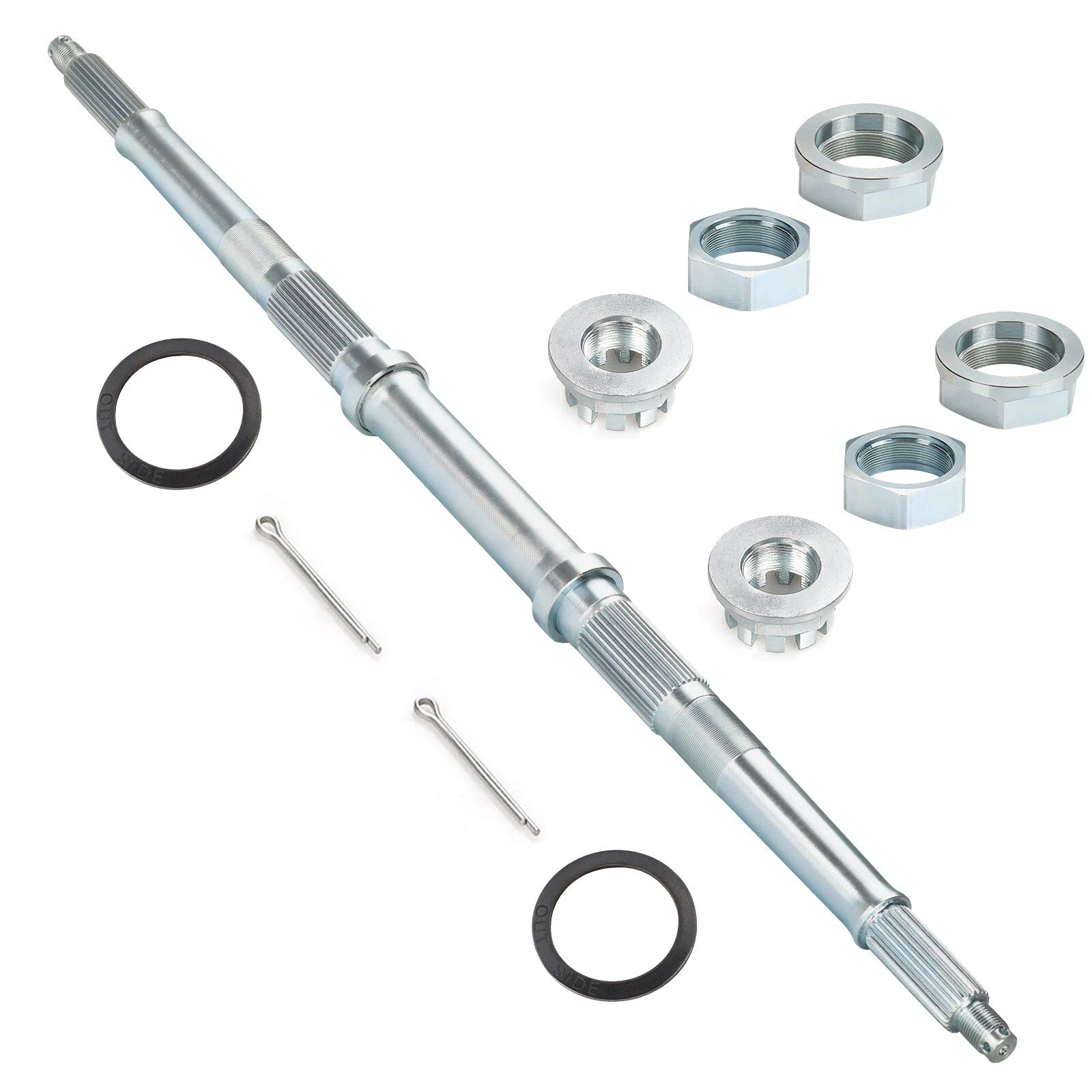 Rear Wheel Axle Shaft Kit w/ Nut for Honda Fourtrax 300 (1993–2000)