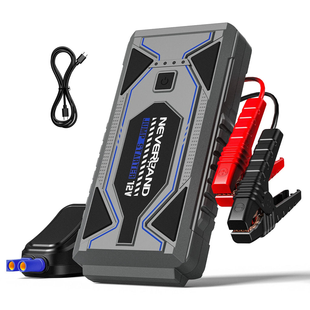 USB Car Jump Starter Pack 6500A 12800mAh for Universal Vehicles