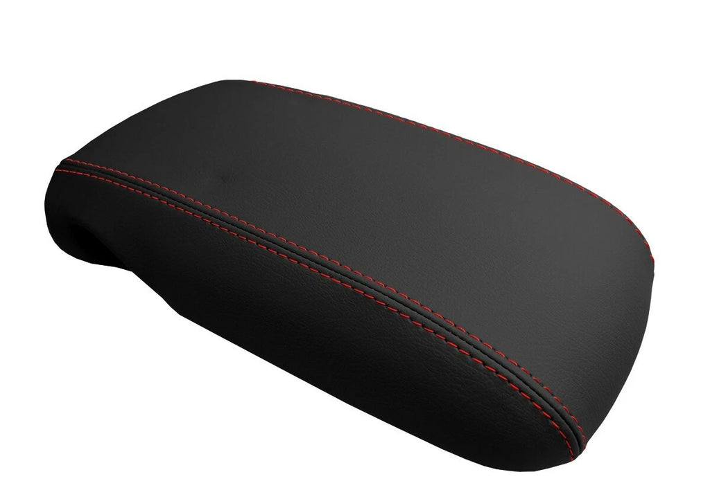 Console Lid Pull Over Cover Leather for Chevrolet Camaro (1997–2002) Red Stitch