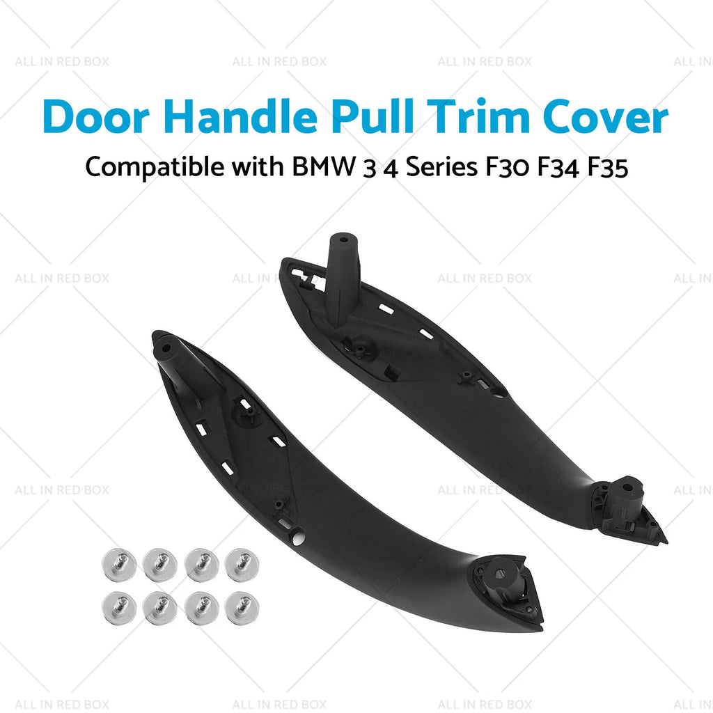 2X Front Door Handle Pull Trim Cover for BMW 3 4 Series (F30 F34 F35)