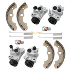 Front Brake Wheel Cylinders W/Shoes for Honda Fourtrax 300 TRX300FW (1988–2000)