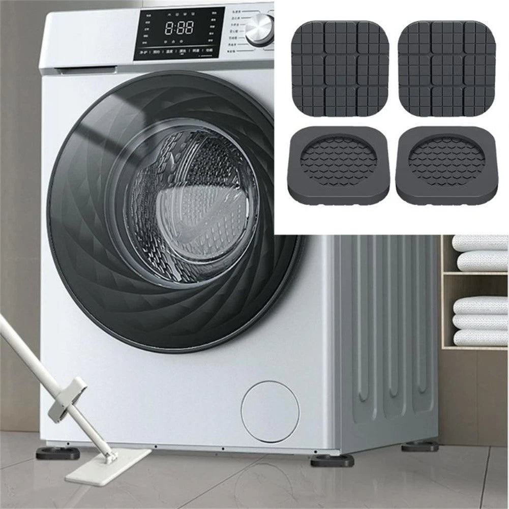 Set of 4 Silicone Feet Pads for Washing Machine Floor Protection