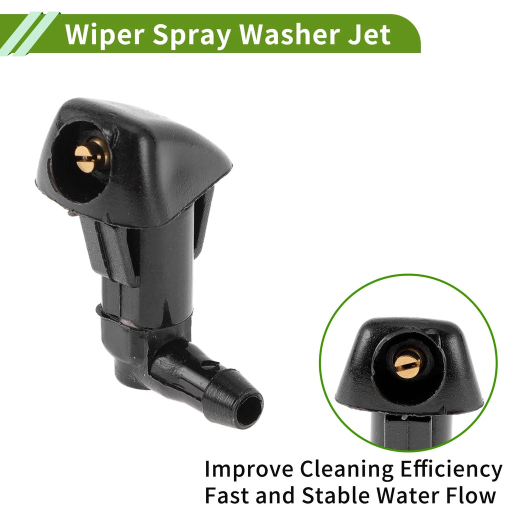 Windshield Washer Nozzle w/ Hose Connector for Honda (No. 76810SDAA11)