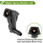 Windshield Washer Nozzle w/ Hose Connector for Honda (No. 76810SDAA11)