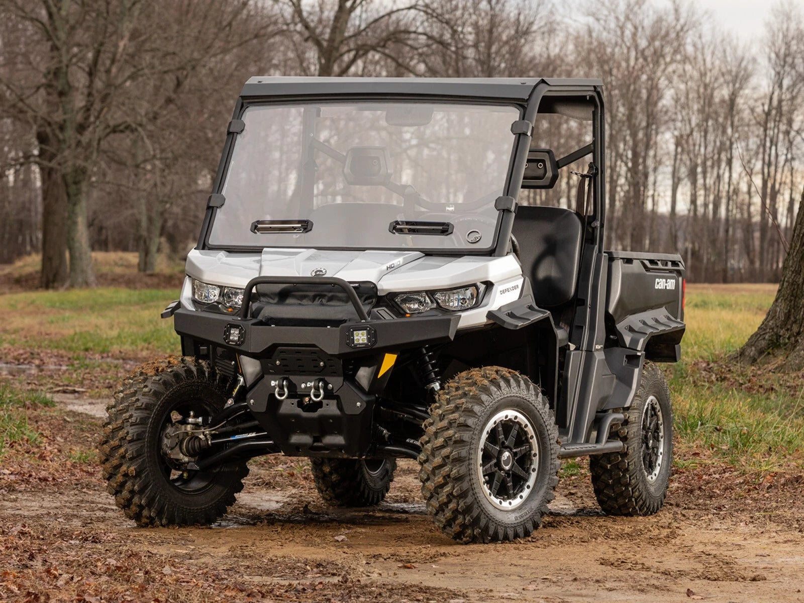 Scratch Resistant Vented Full Windshield for Can-Am Defender (See Fitment)