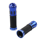 7/8" Blue Handlebar Grips for Yamaha, Honda, Suzuki