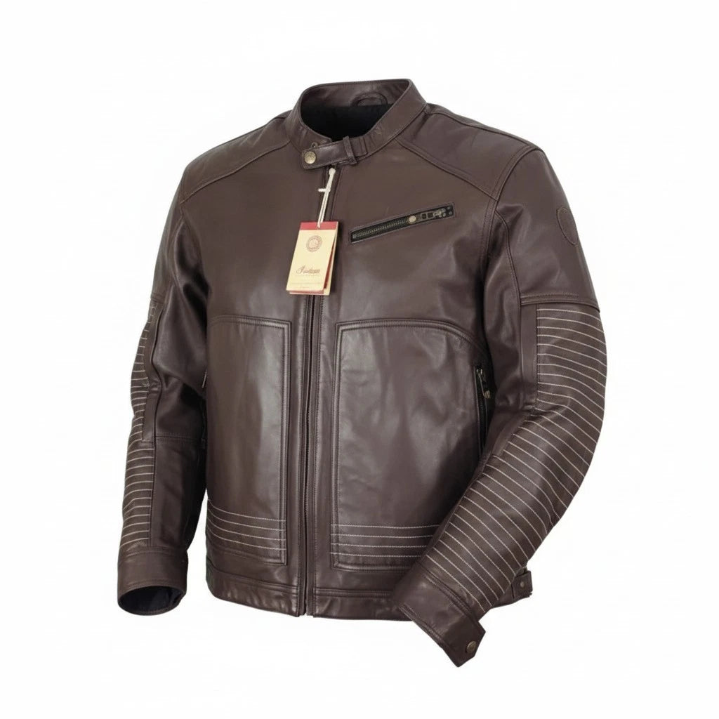 Phoenix Leather Jacket with Armor for Indian Motorcycle (Men's)