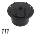 Round Hatch Cover for RV Cable Compartment (Trailers, Yachts, Campervans)