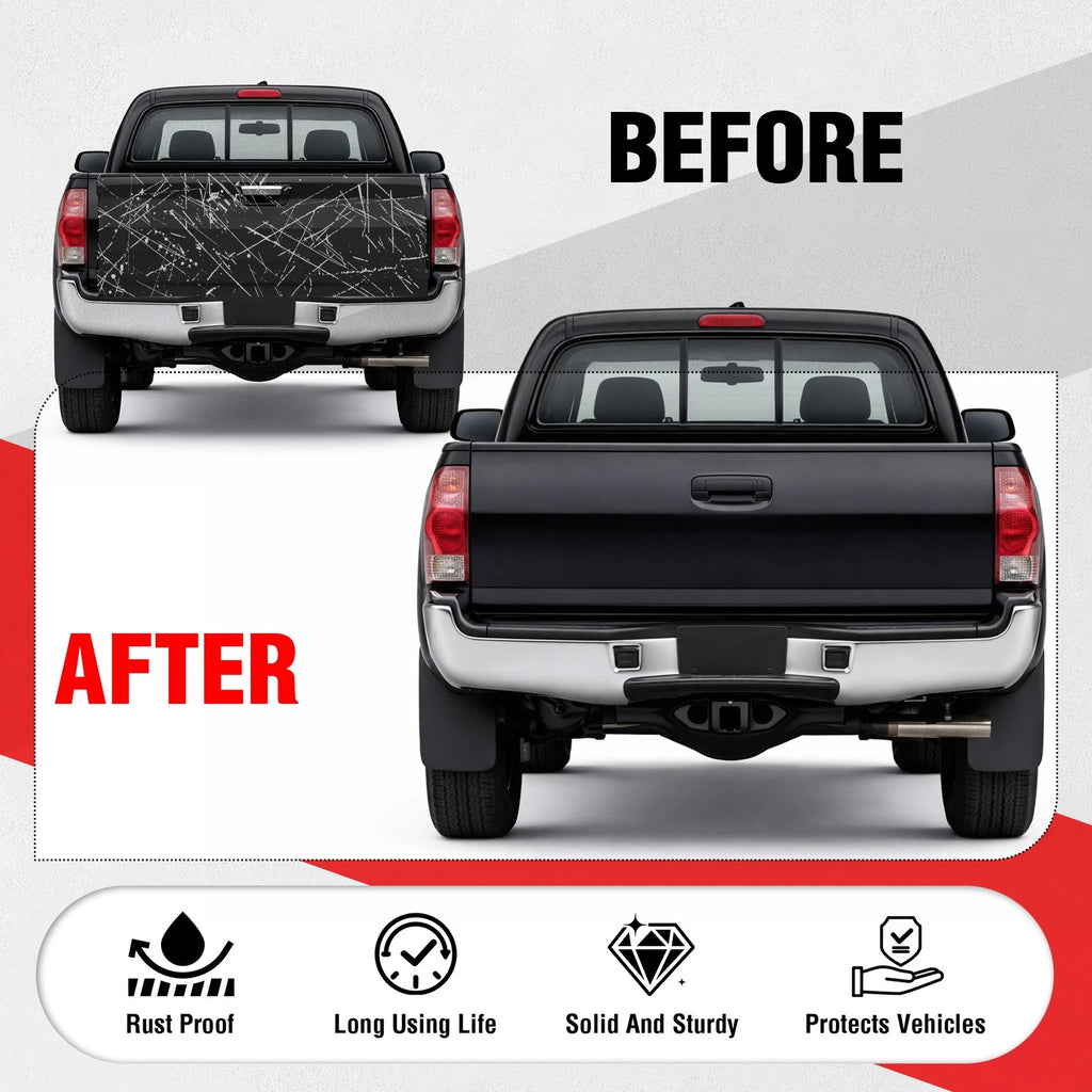 Rear Tailgate for Toyota Tacoma (2005–2015) Painted Black Steel