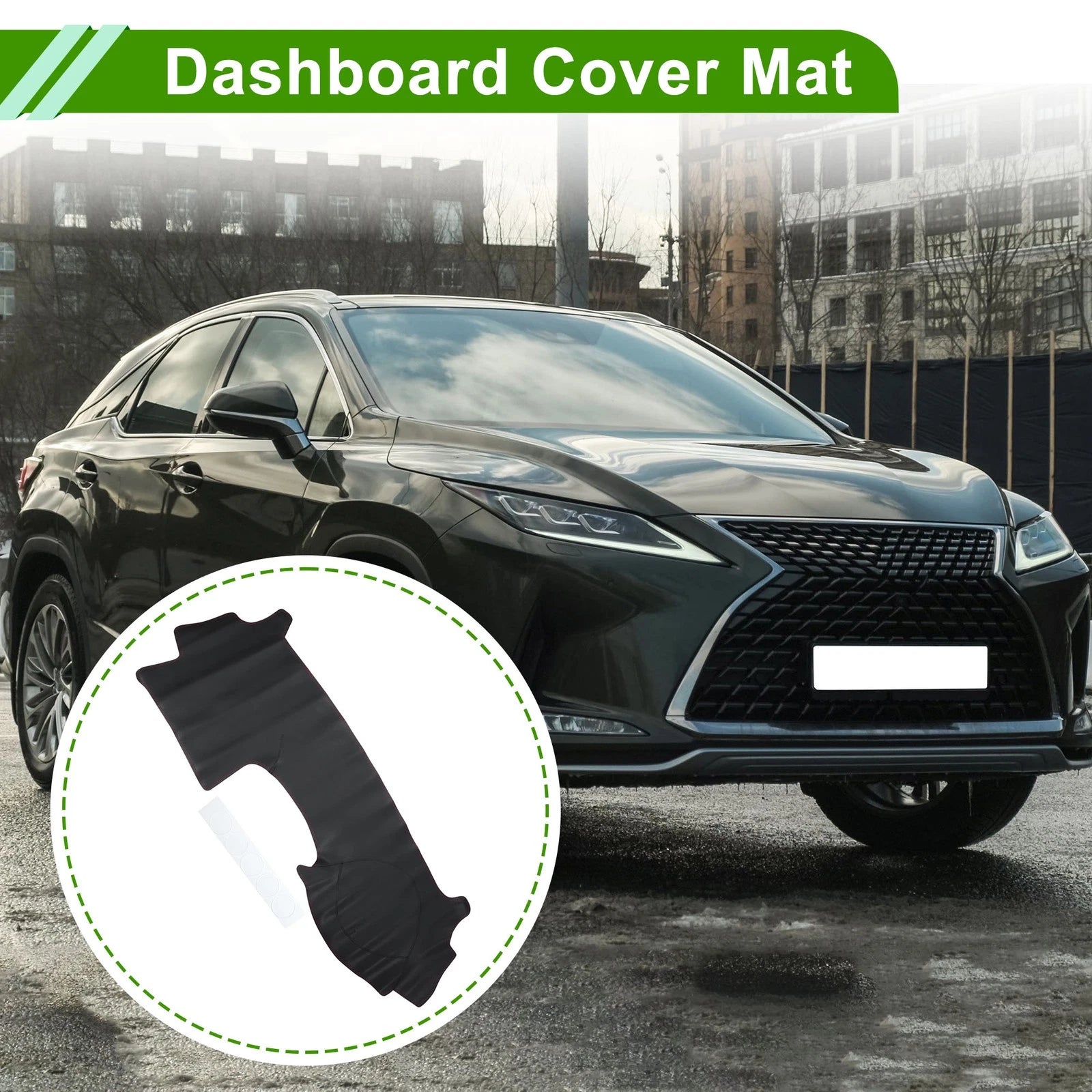 Dashboard Cover for Lexus RX300 (1999–2003) Dash Mat Carpet Black Red