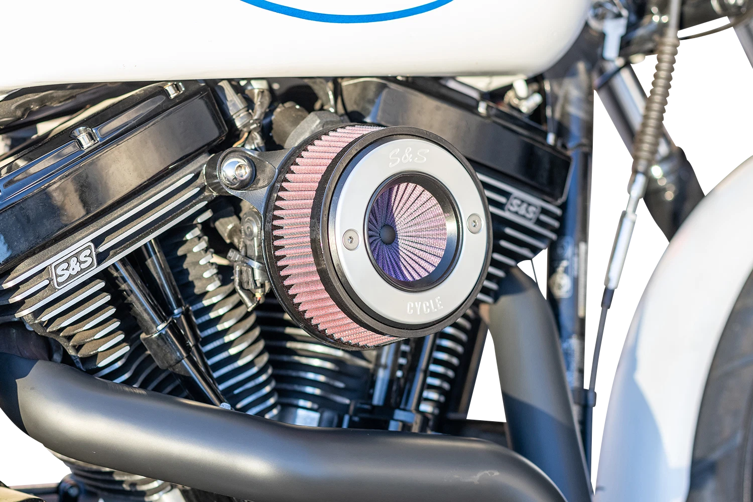 S&S Air Stinger Stealth Air Cleaner Kit for Harley Softail Dyna (2001–2017)