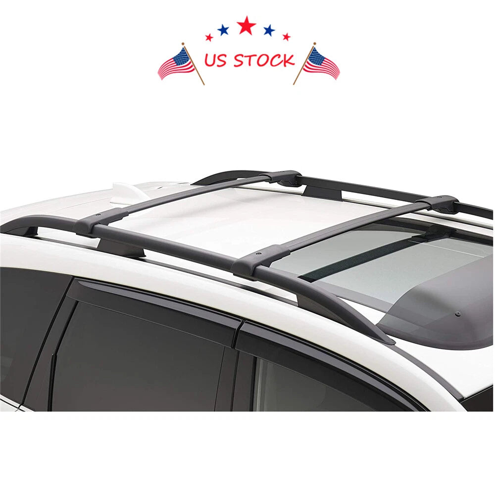 Set of 2 Cross Bar Roof Rack Carrier for Subaru Forester Crosstrek Impreza (2014–2019)