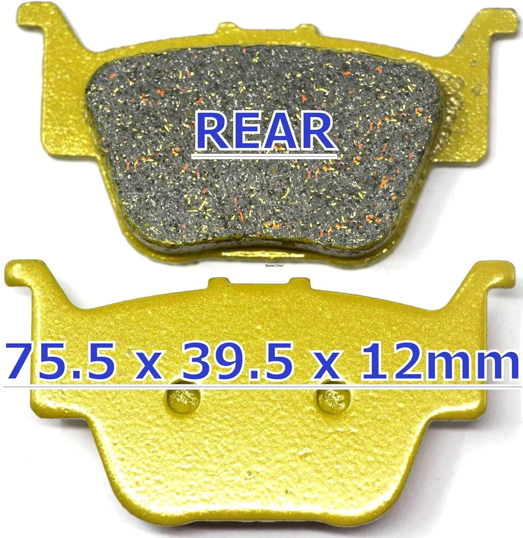 Set of 4 Brake Pads for Honda TRX 450 R TRX450 (2004–2009)