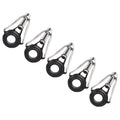 30pcs Set Fishing Rod Guides Rings for Saltwater (Smooth Iron)