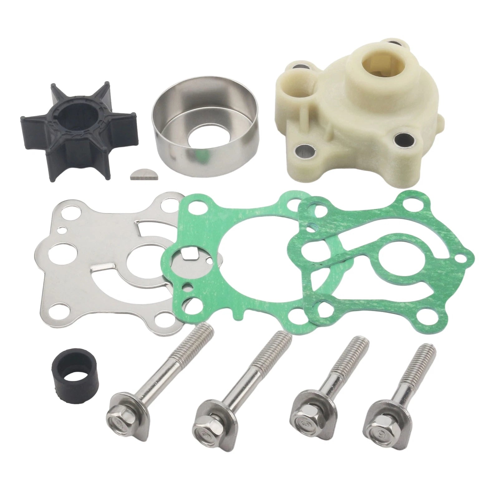 Water Pump Impeller Kit for Yamaha 2-Stroke 55HP C55 CV55 (663-W0078-A0)