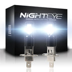 2X H1 LED Fog Driving Light Bulbs 6000K 300% Bright for NightEye