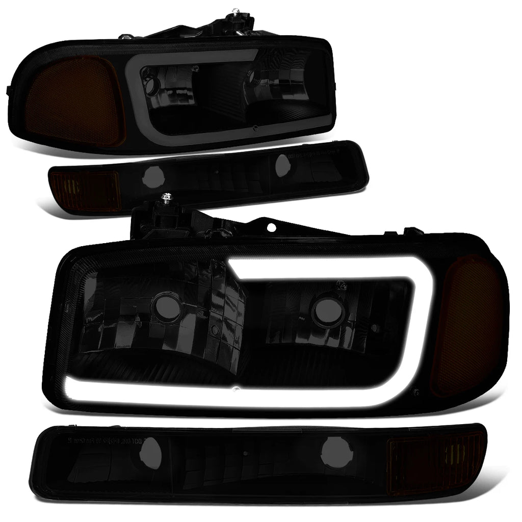 LED DRL Headlight & Turn Signal Bumper Lamp for Sierra Yukon XL (1999–2007)