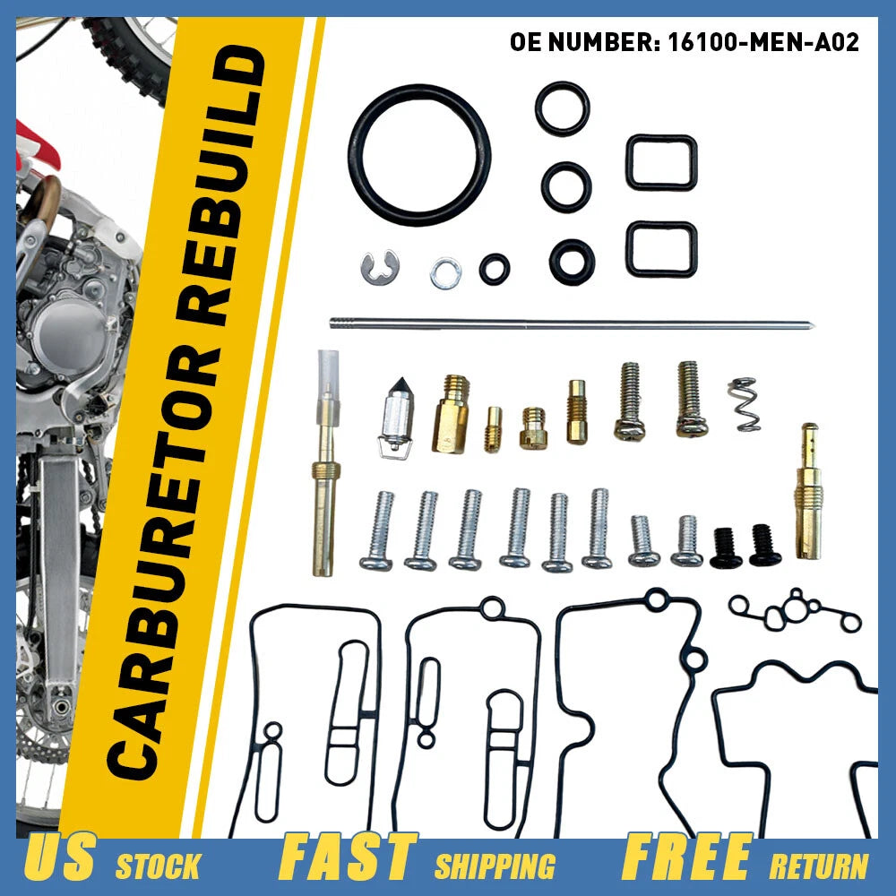 Carburetor Rebuild Kit for Honda CRF450X CRF450R CRF250X (2005–2020)