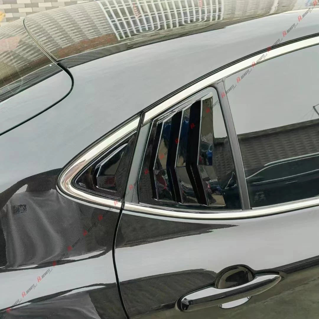 Gloss Black Rear Window Vent Louver Cover for Toyota Camry (2025–2025)