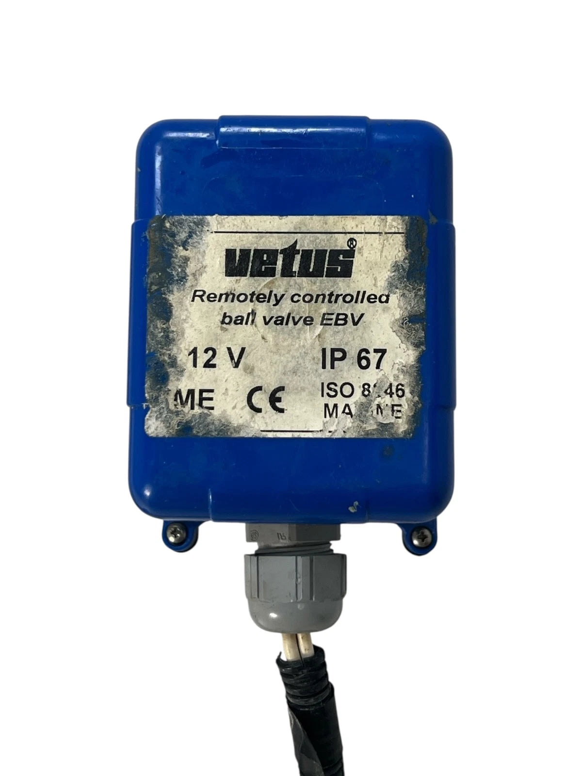 Vetus EBV Remotely Controlled Ball Valve 12V for OEM Motor Only