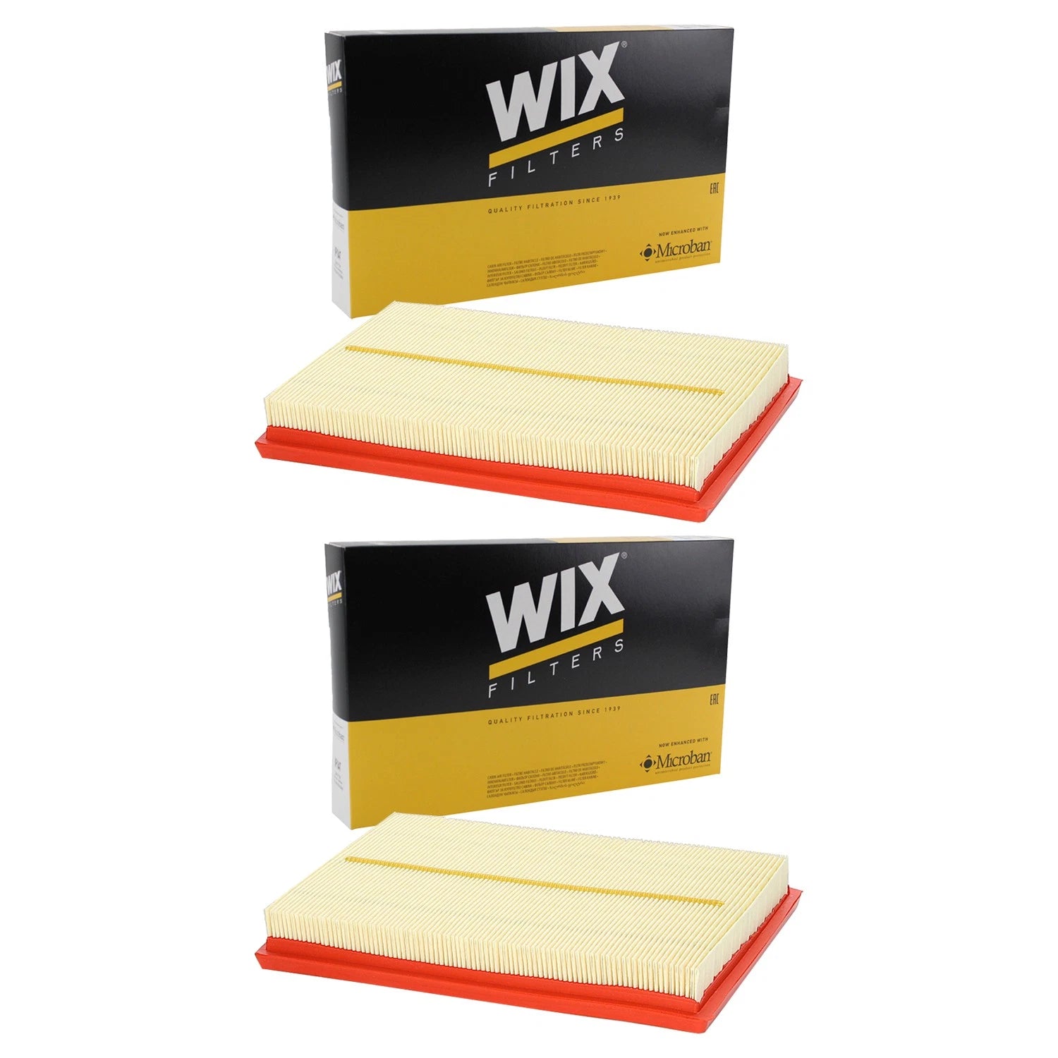Set of 2 Engine Air Filters for Lexus 4.6 5.0 V8 (2014–2016)