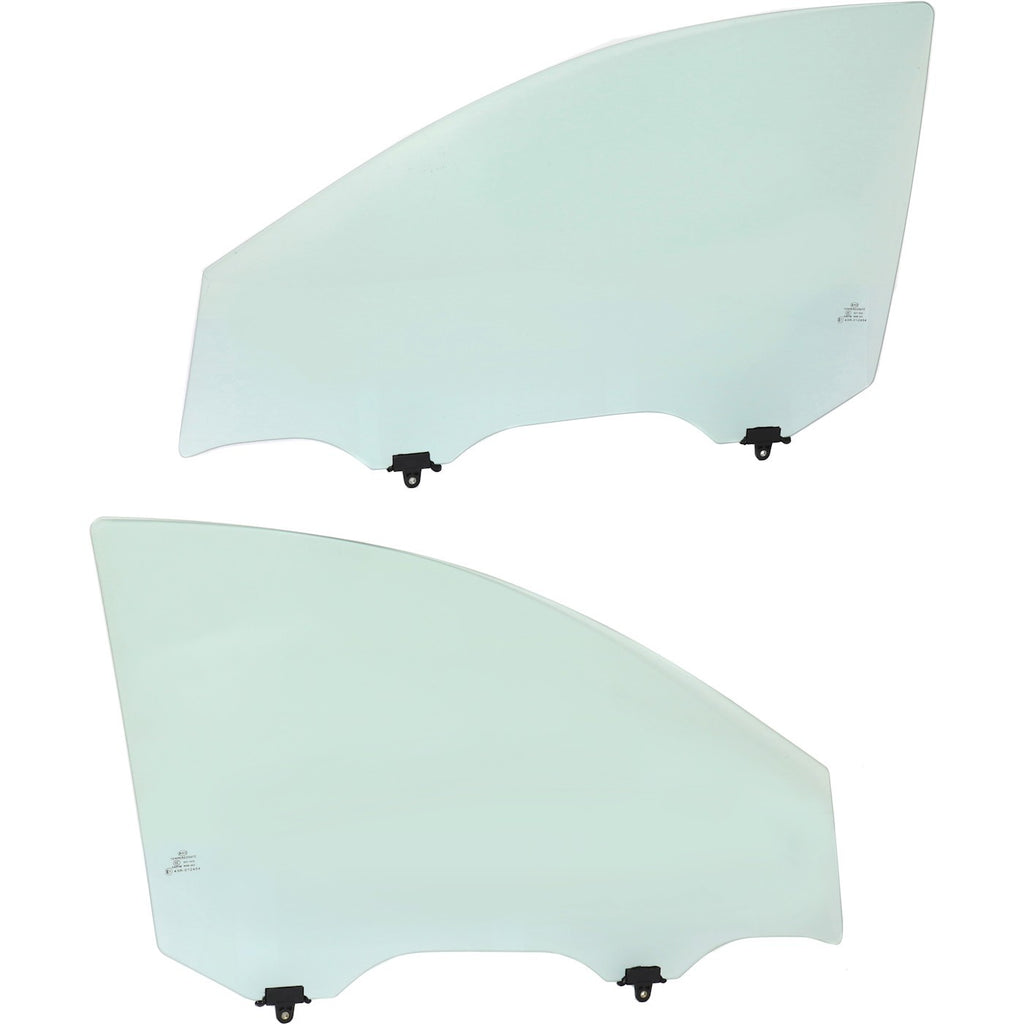 Set of 2 Door Glasses for Nissan Versa