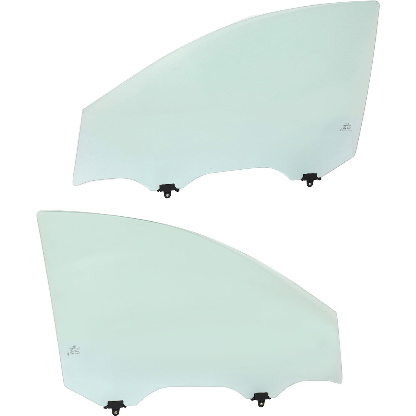 Set of 2 Door Glasses for Nissan Versa