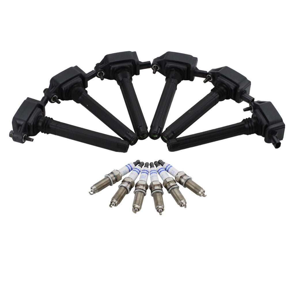 Set of 6 Bosch Ignition Coils for Iridium Platinum (Gap 0.039)