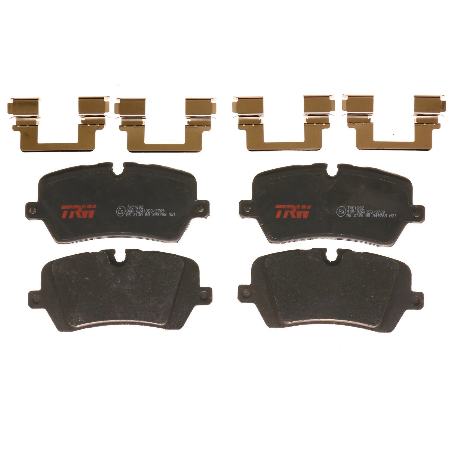 Set of 4 Rear Disc Brake Pads for Land Rover Range Rover Sport (2014–2022)