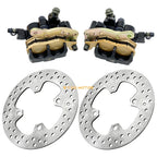 Front Brake Calipers & Rotor Disc for Kawasaki Brute Force 650 750 (2003–2023)