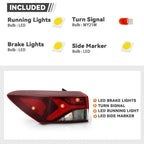Outer LED Tail Light Driver Side for Chevy Trailblazer ACTIV|RS (2021–2023)