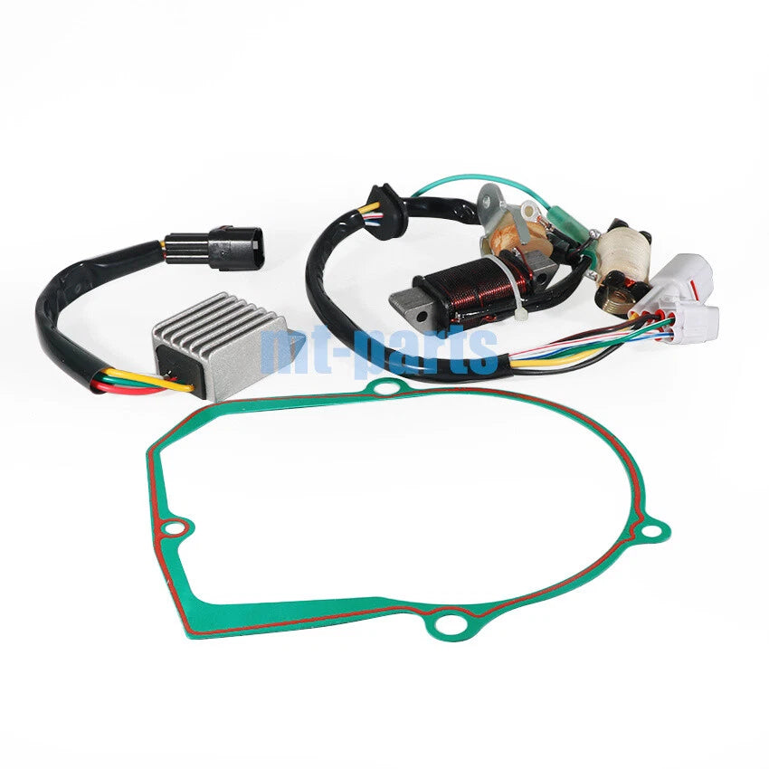 Stator Coil & Regulator + Gasket for Yamaha YFM80 Badger 80 (1997–2002) / Grizzly 80 (2005–2008)
