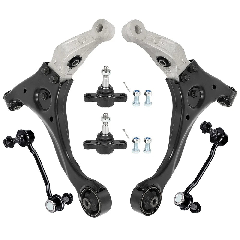 Set of 6 Front Control Arm Ball Joints for Hyundai Sonata (2006–2010)