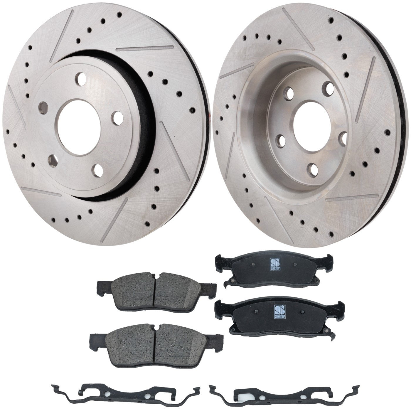 Brake Disc & Ceramic Pad Kit for Jeep Grand Cherokee (2011–2016)
