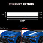 White KK Vinyl Stripe Decal for Car for Honda K? (2011-2016)