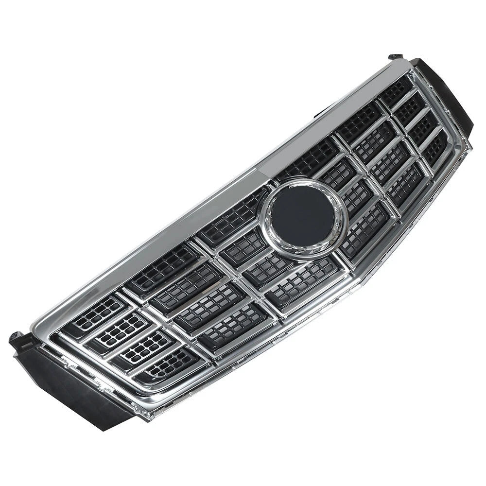 Front Bumper Upper Grille for Cadillac XTS (2013–2015) Chrome Black