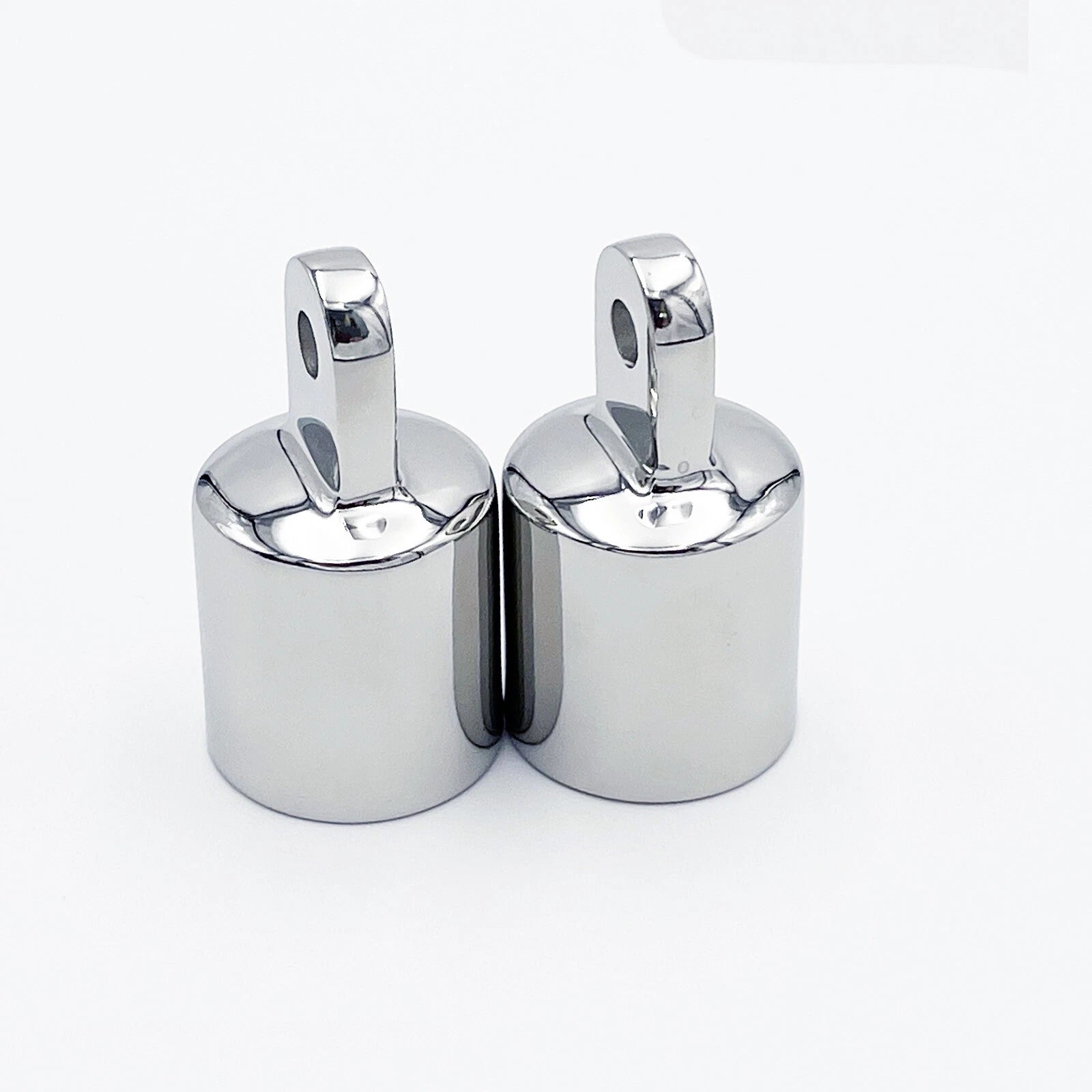 2 Pcs Bimini Top Eye End Cap for Marine Hardware (316 Stainless Steel)