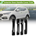 Set of 1 Exterior Door Handle Cover Trim for Ford Bronco (2021–2025) Gloss Black
