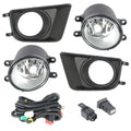 Set of 2 Fog Lamps Assembly with Switch, Bulbs, Wiring for Toyota Corolla (2012–2015)