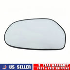 Set of 1 Left Side Mirror Glass for Lexus GX470, Toyota 4Runner (2003–2009)