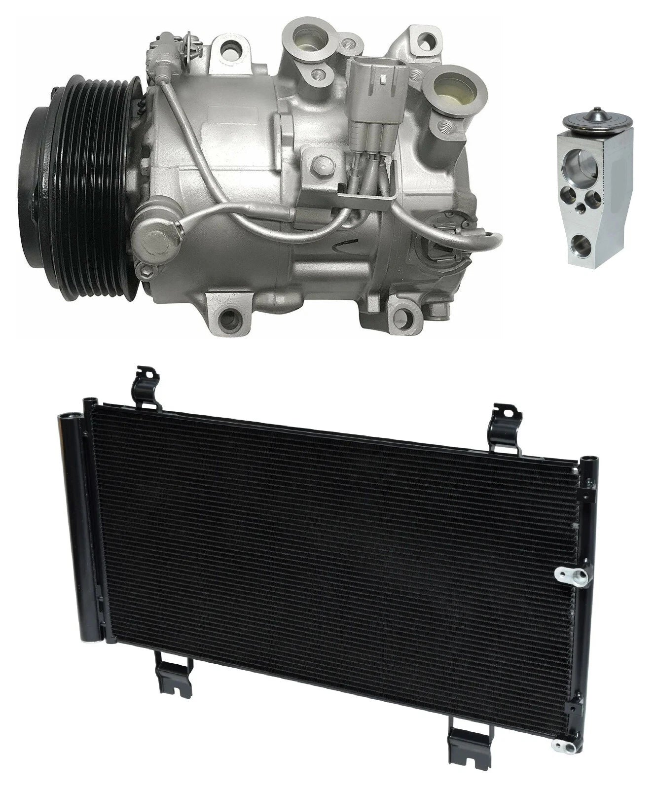 AC Compressor Kit With Condenser for Lexus IS250 2.5L (2013–2015)